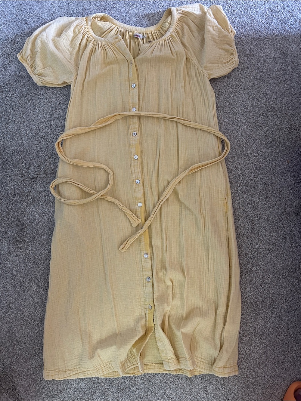 Faherty Dream Cotton Gauze Carmel Dress - worn once